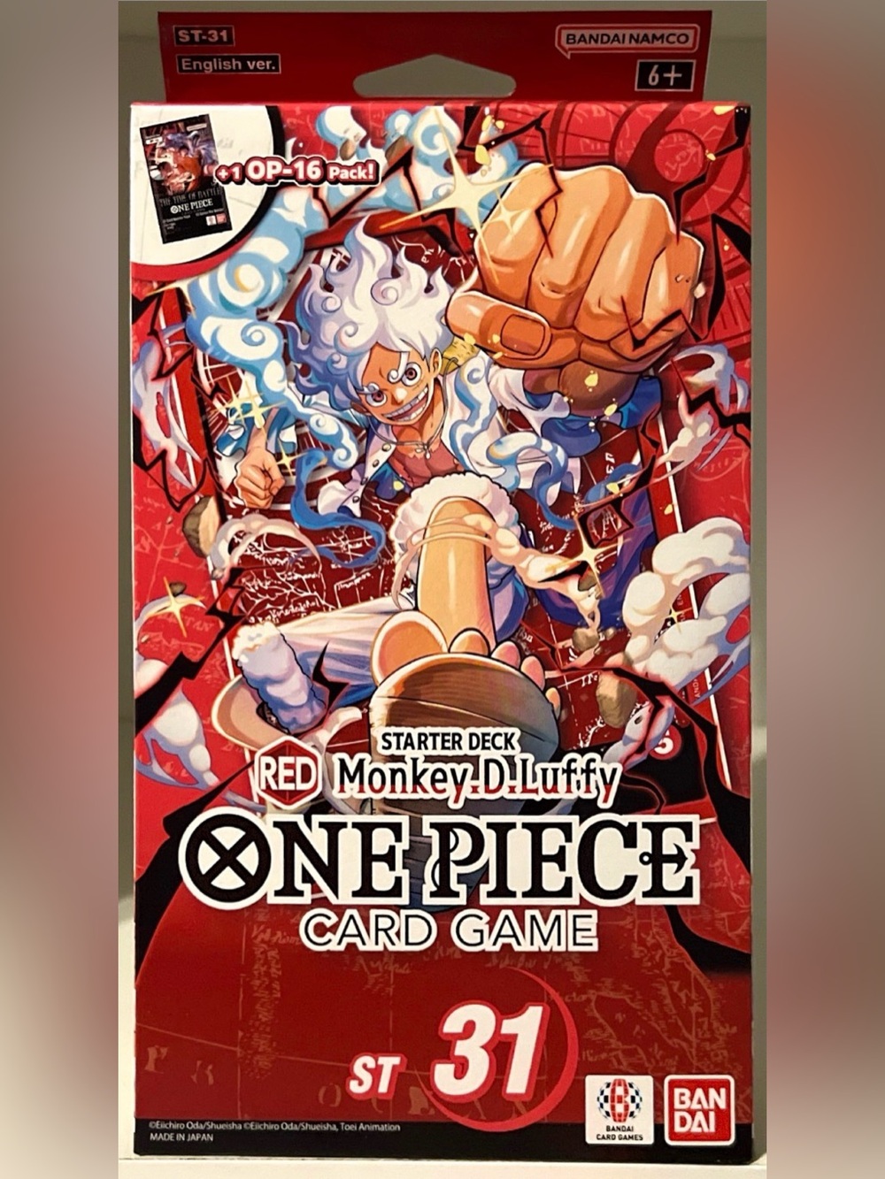 One Piece TCG: RED MONKEY D. LUFFY Starter Deck ST-31